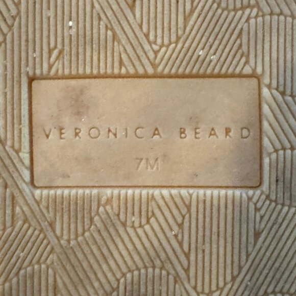 Veronica Beard tan Geno Suede Platform Thong Wedge Sandals - Picture 6 of 8